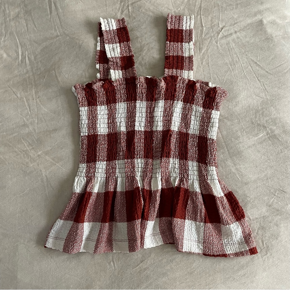 Loft smocked top